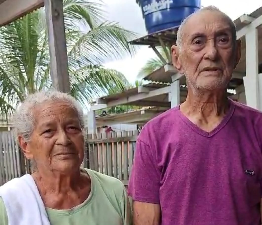 Dona Jesuína e seu Raimundo relatam angústia durante desmoronamento no bairro Cidade Nova; veja o vídeo